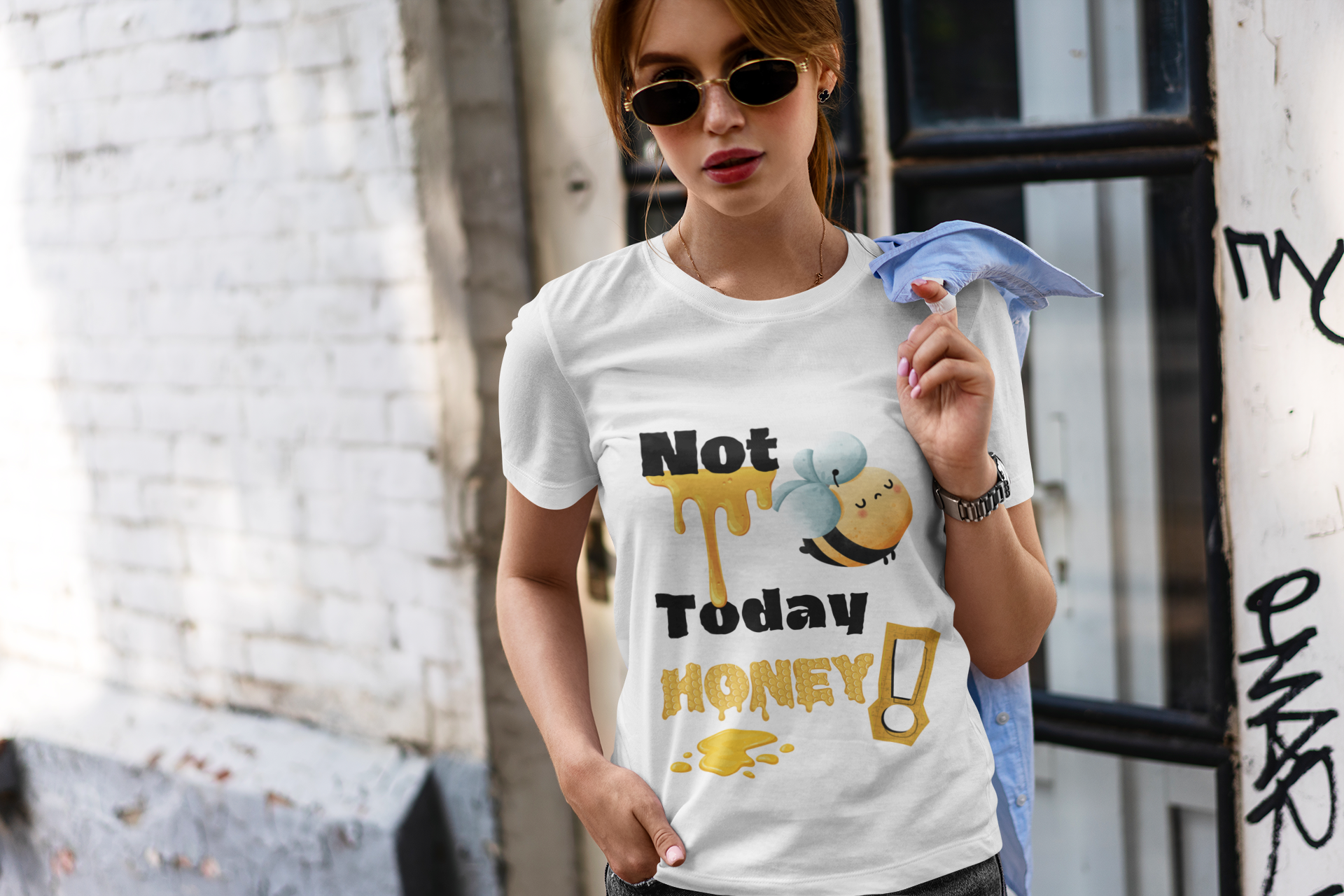 Not Today Honey! -Unisex Premium t-shirt